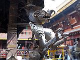 Kathmandu Patan Golden Temple 15 Fierce Dragon On Swayambhu Chaitya 